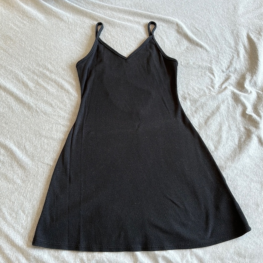 BDG ribbed little black dress